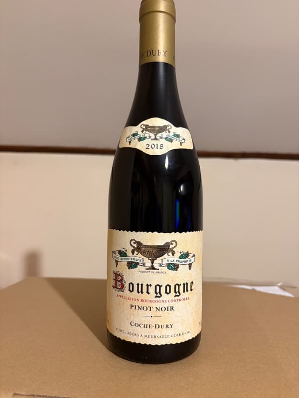 Bourgogne, Pinot Noir, J.F. Coche-Dury, 2018