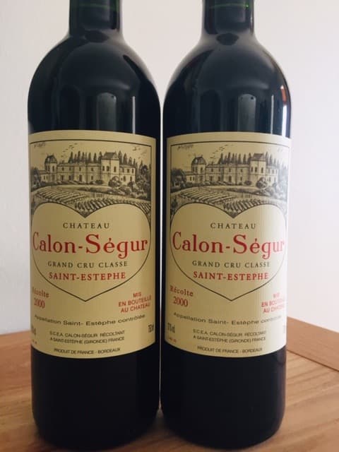 2 x Grand Cru Classé, Château CALON- SEGUR, Saint-Estèphe, 2000