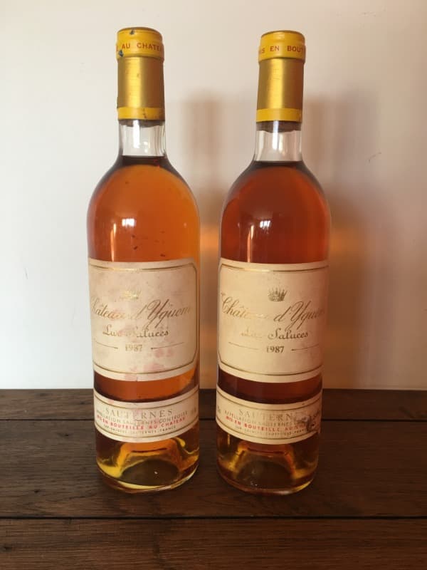 2 x Chateau d'Yquem, Sauternes, 1987