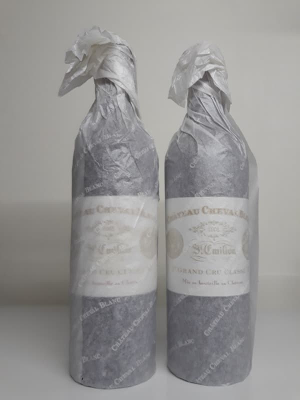 2 x 1er Grand Cru classé A, Chateau Cheval Blanc, Saint-Émilion, 2008