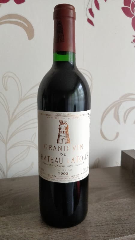 Grand vin de château Latour, Pauillac, 1993