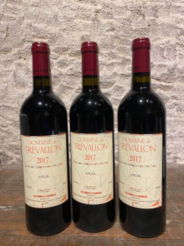 3 x Domaine de Trévallon, Vin de Pays des Alpilles, 2017