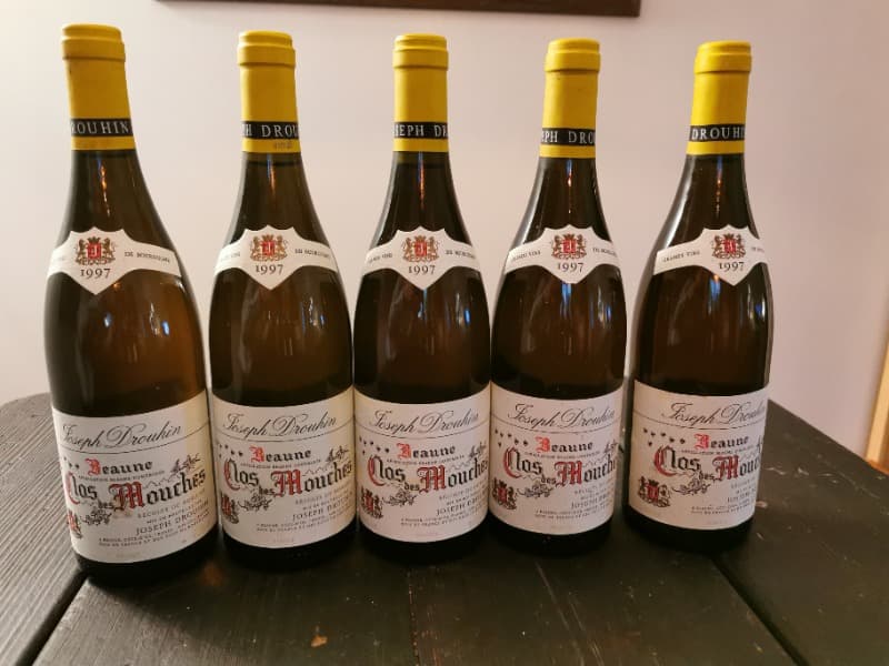 5 x Beaune, Joseph Drouhin, Clos des mouches (BC/WH), 1997