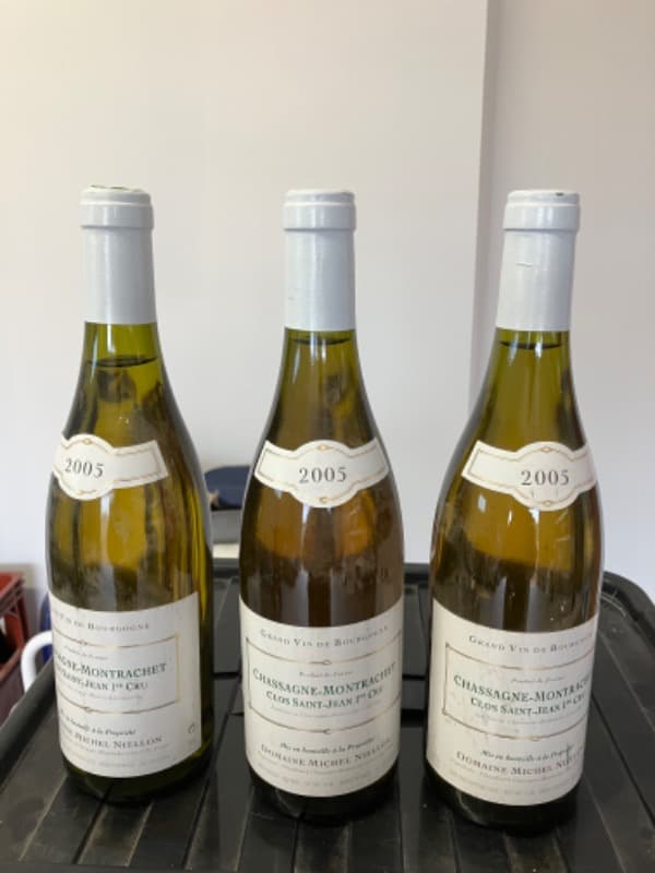 3 x Chassagne-Montrachet, Clos Saint Jean 1er Cru, Michel Niellon, 2005