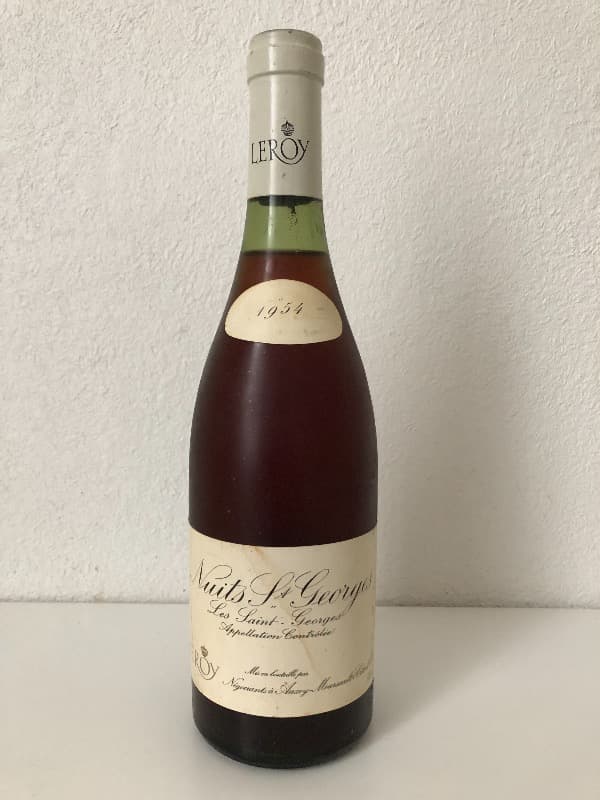 Nuits-Saint-Georges, 1er Cru Les Saint-Georges, Domaine Leroy, 1954