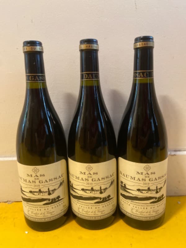 3 x Mas de Daumas Gassac, Vin de Pays de Saint-Guilhem le Désert, 2010