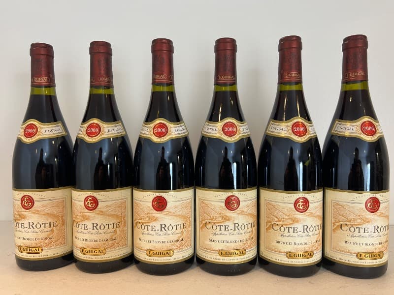 6 x Côte-Rôtie, Brune et blonde, E. Guigal, 2000