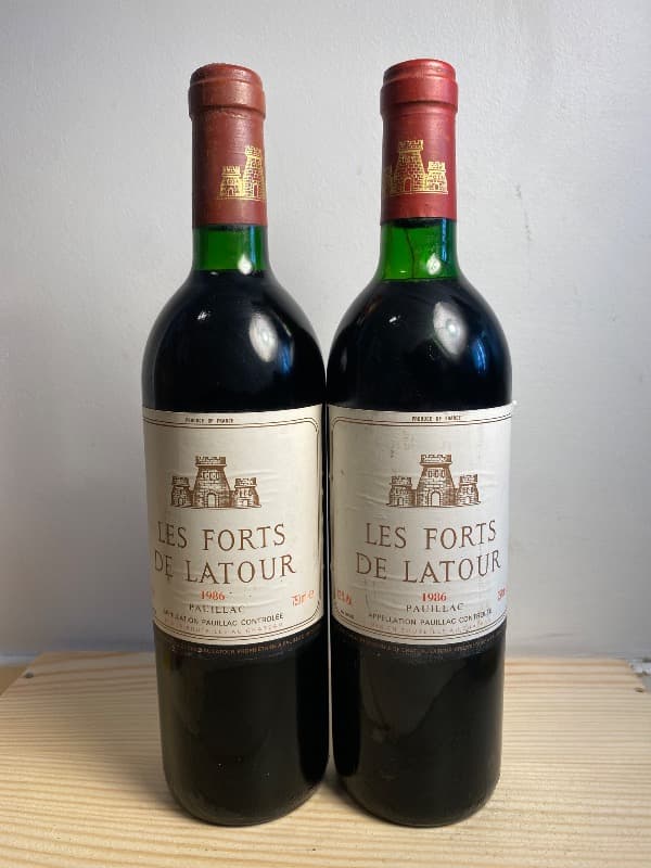 2 x Les Forts de Latour, Château Latour, Pauillac, 1986
