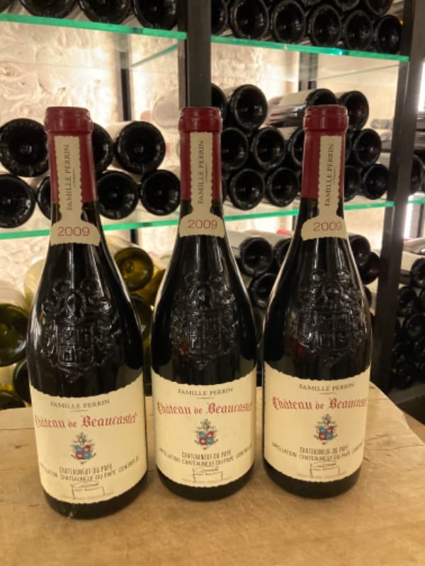 3 x Châteauneuf-du-Pape, Château de Beaucastel, 2009