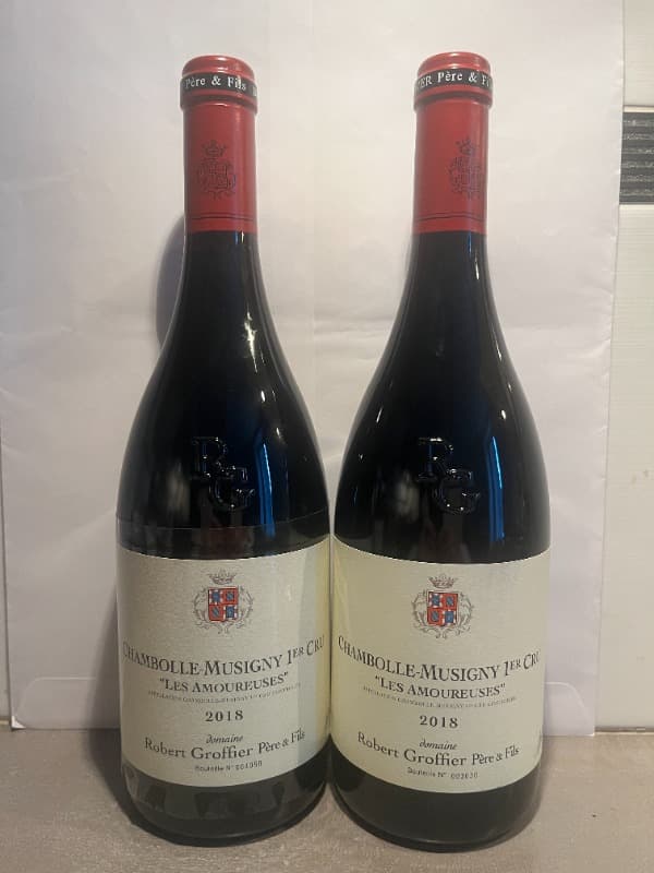 2 x Chambolle-Musigny, 1er cru - Les Amoureuses, Domaine Robert Groffier, 2018