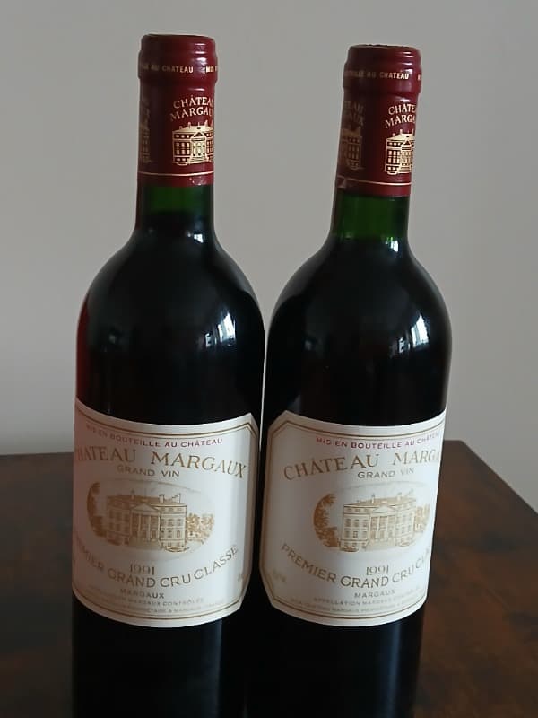 2 x Château Margaux, Margaux, 1991
