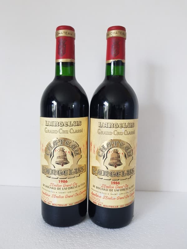 2 x Château Angelus, Saint-Émilion Grand Cru, 1986