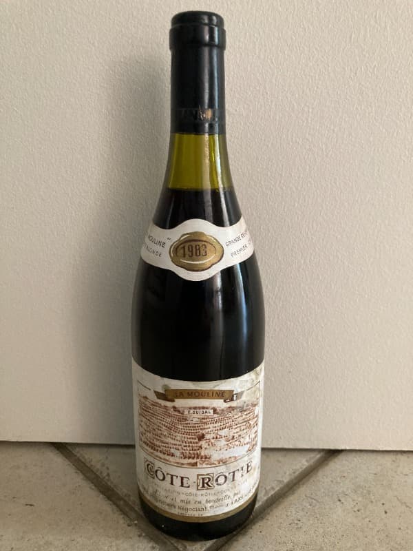 Côte-Rôtie, La Mouline, Guigal, 100 Parker ,1983