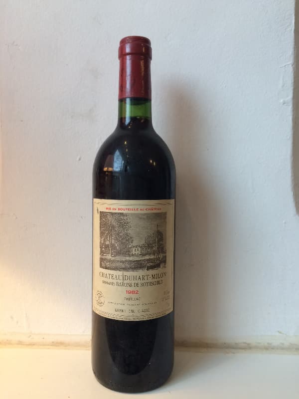 Château Duhart-Milon, Domaines Barons de Rothschild, Pauillac, 1982