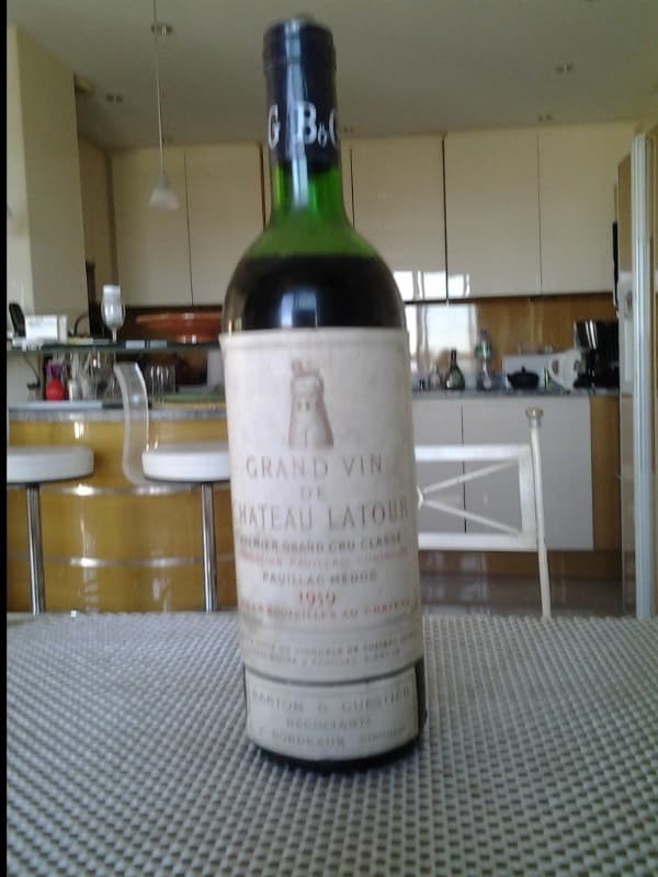 1et GCC, Grand Vin de Château Latour, Pauillac, 1959