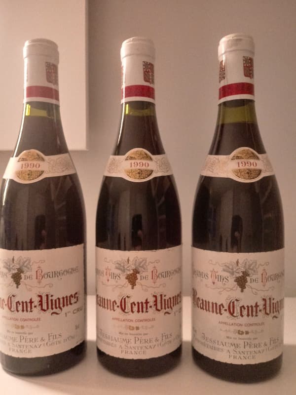 3 x Jessiaume Père & Fils, Beaune Cent-Vignes, 1990