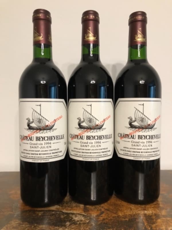 3 x Château Beychevelle, Saint-Julien, 1994