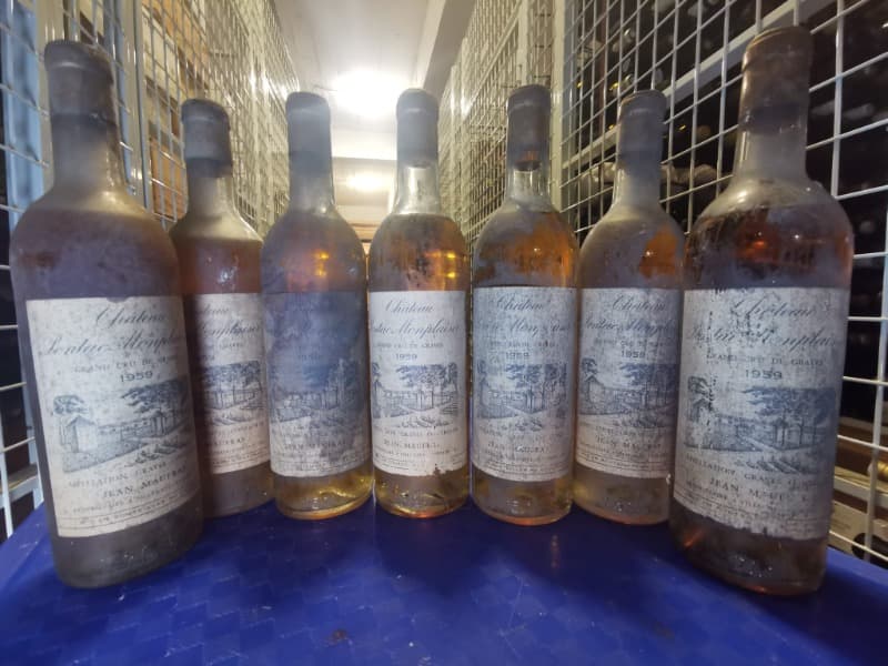 7 x Château Pontac Monplaisir, Graves, 1959