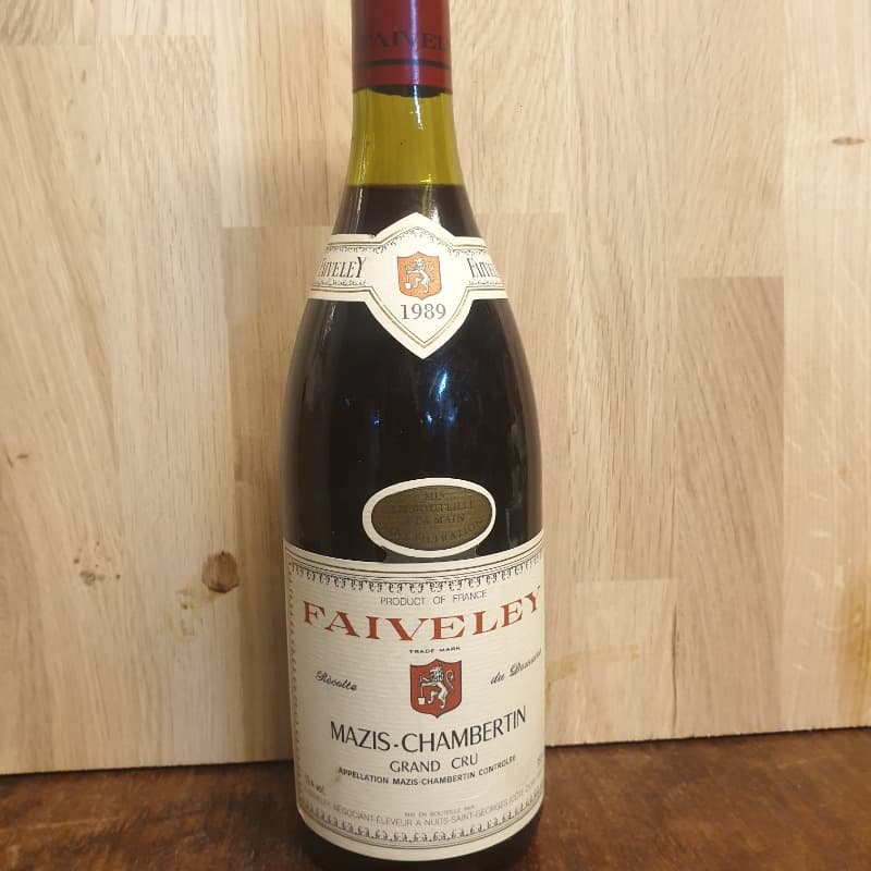 Mazis-Chambertin, grand cru, Domaine Faiveley, 1989