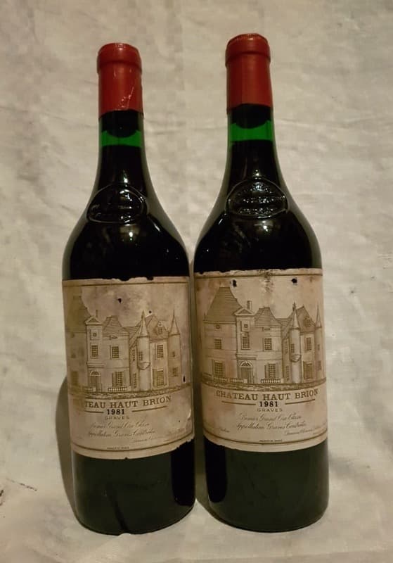 2 x château Haut-Brion, Pessac-Léognan, 1981