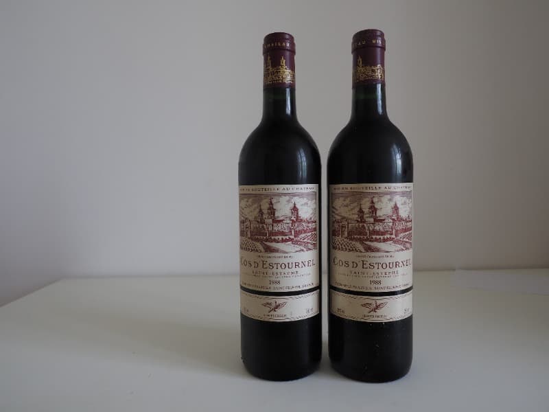 2 x château Cos D'Estournel, Saint-Estèphe, 1988