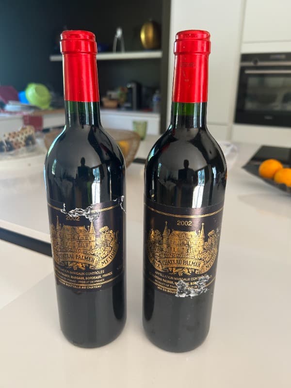 2 x Château Palmer, Margaux, 2002