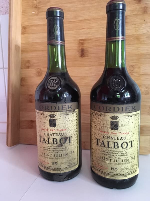2 x Château Talbot, Saint-Julien, 1975
