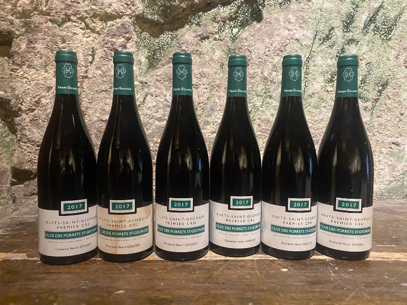 6 x Nuits-Saint-Georges, 1er Cru Clos des Porrets, Domaine Henri Gouges, 2017