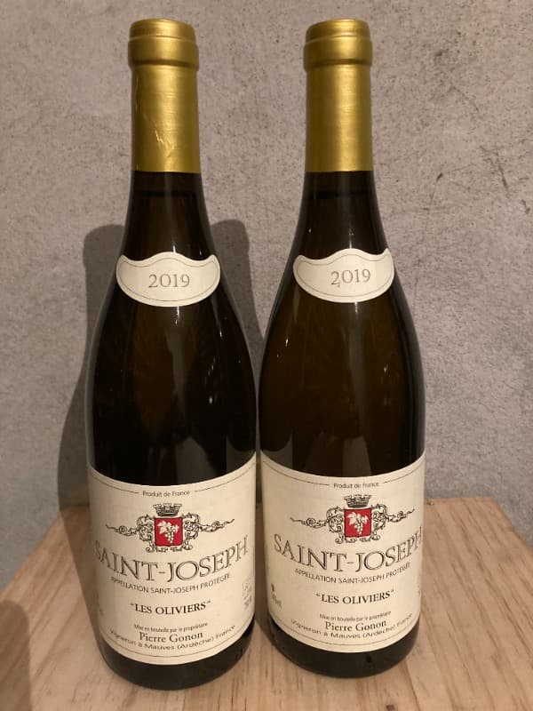 2 x Saint-Joseph, Les Oliviers - (Bc/Wh), Pierre Gonon, 2019
