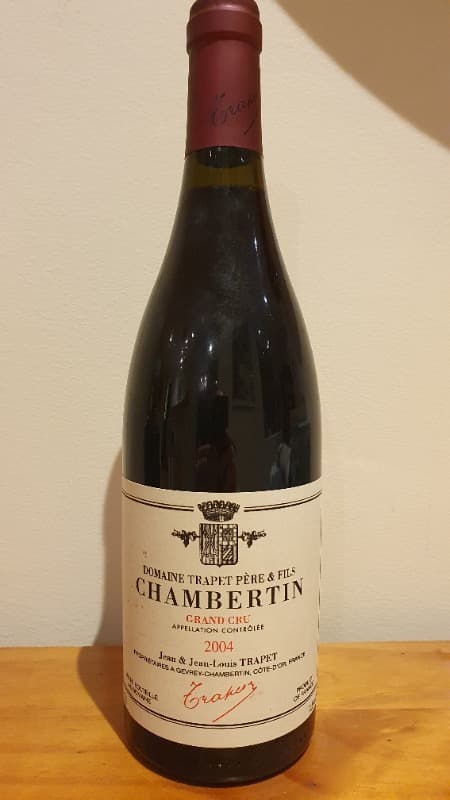 Chambertin, Grand cru, Trapet père & fils, 2004