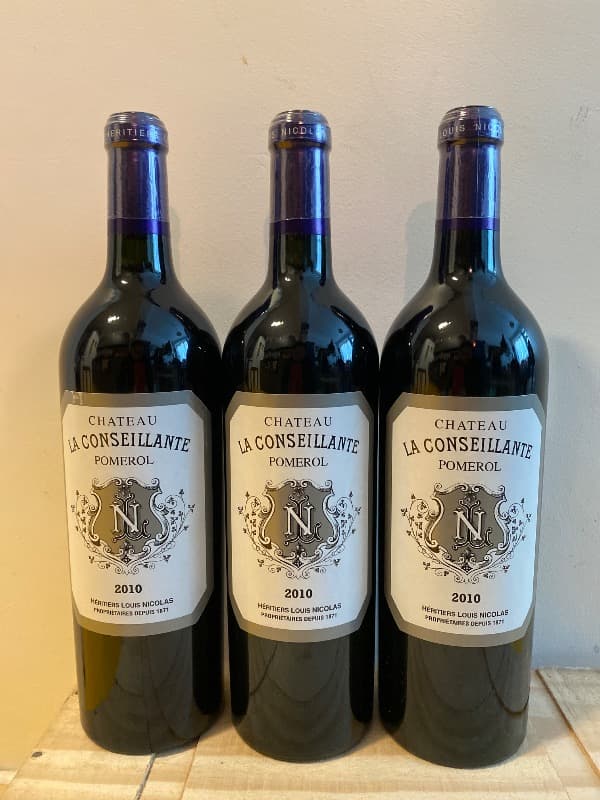 3 x Château La Conseillante, Pomerol, 2010