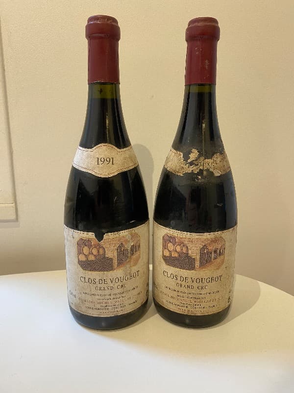 2 x Clos de Vougeot, Michel Noëllat et fils, 1991