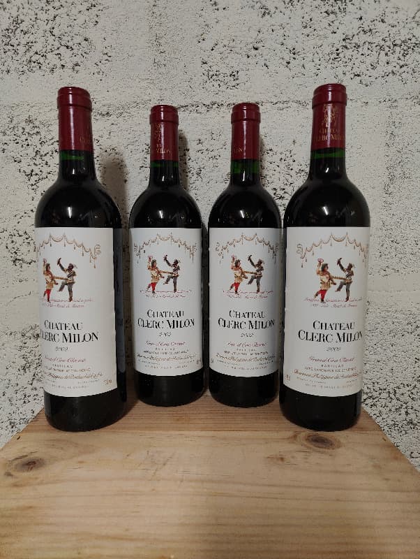 4 x Château Clerc Milon, Pauillac, 2002