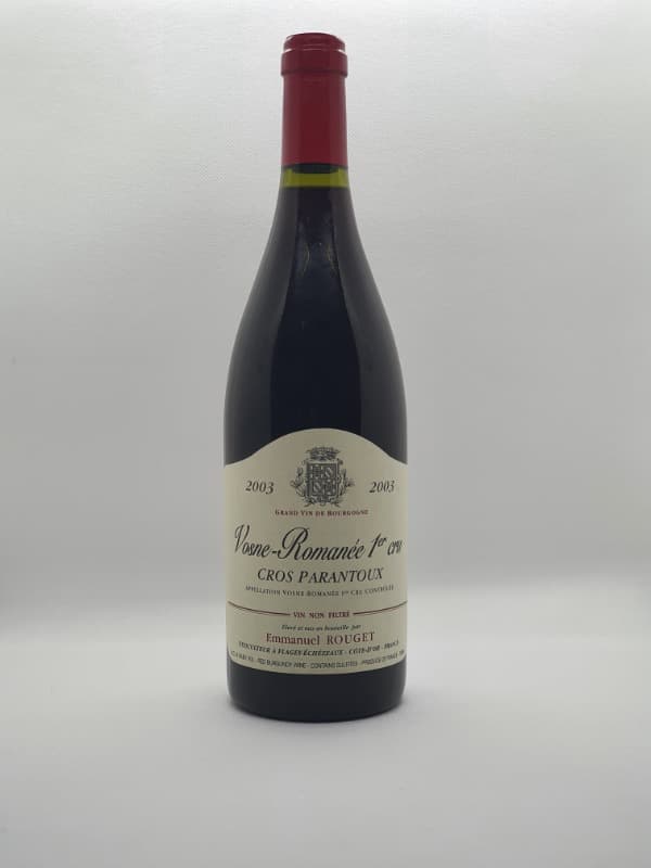 Vosne-Romanée, 1er Cru Cros Parantoux, Emmanuel Rouget, 2003