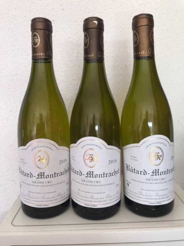 3 x Bâtard-Montrachet, Bachelet-Ramonet, 2016