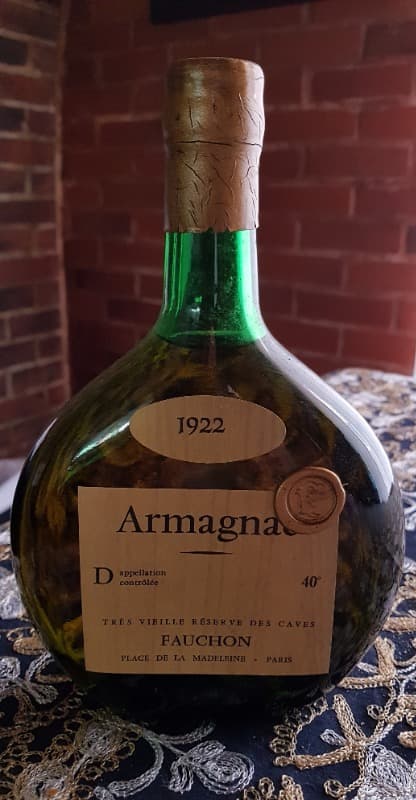 Très Vieille Réserve Fauchon, Armagnac, 1922