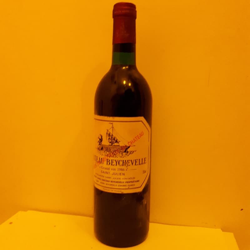 chateau Beychevelle, Saint-Julien, 1986