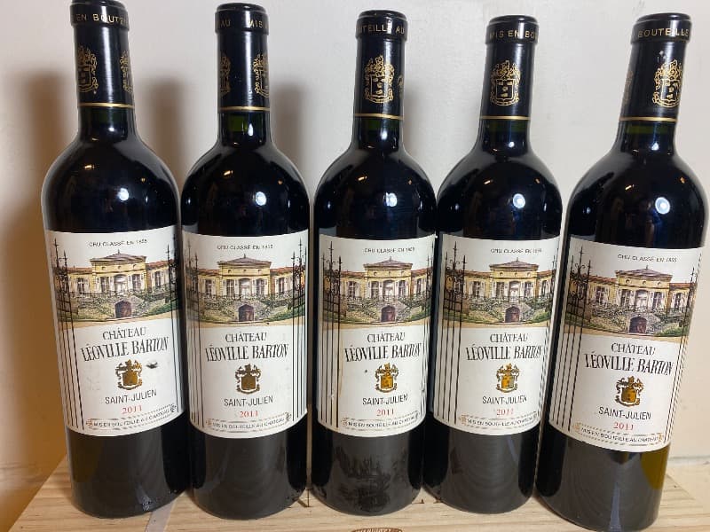 5 x Château Léoville Barton, Saint-Julien, 2011