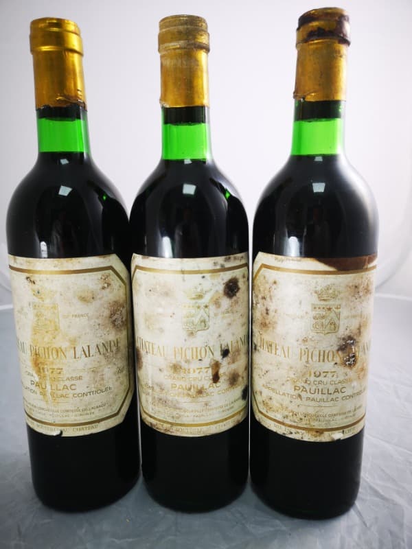 3 x Château Pichon Lalande, Pauillac, 1977