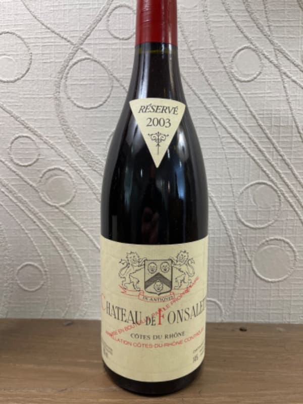 Côtes-du-Rhône, Château de Fonsalette, Reynaud, 2003