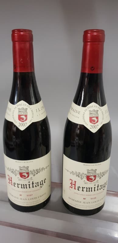 2 x Hermitage, Domaine Jean-Louis Chave, 2007