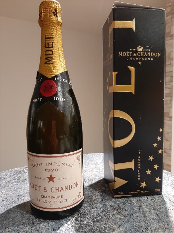 Brut impérial, Moët et Chandon, Champagne, 1970
