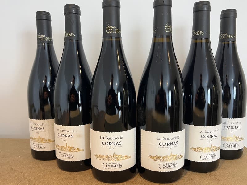 6 X Cornas, La Sabarotte, Domaine Courbis, 2015