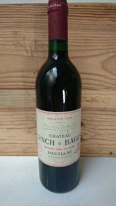 Château Lynch Bages, Pauillac, 1989