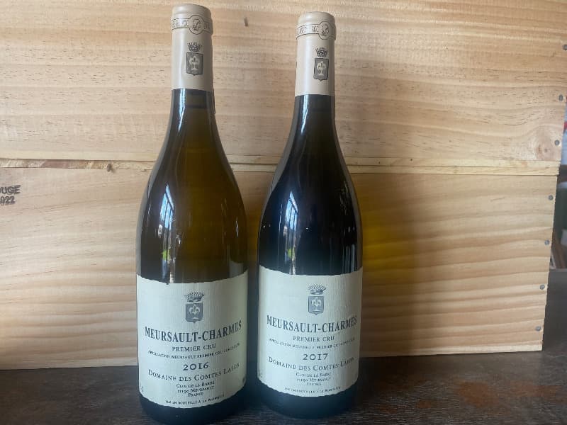 2 x Meursault, 1er cru Charmes, Domaine des Comtes Lafon 2016-2017