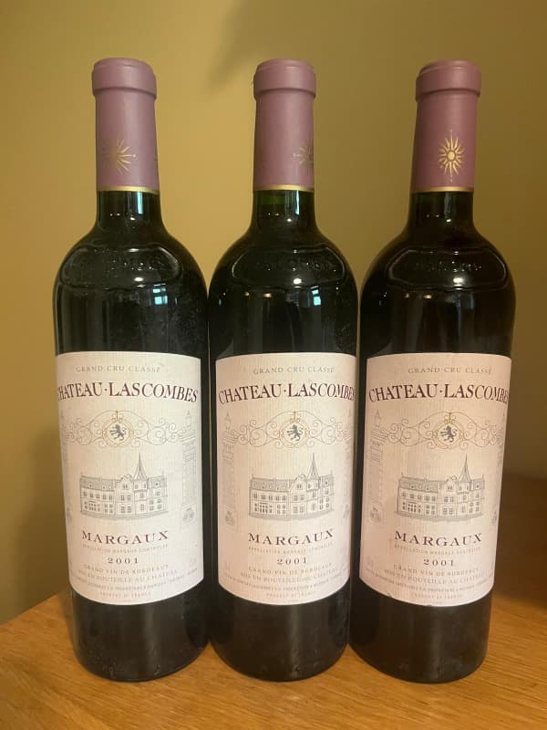 3 x Château Lascombes, Margaux, 2003
