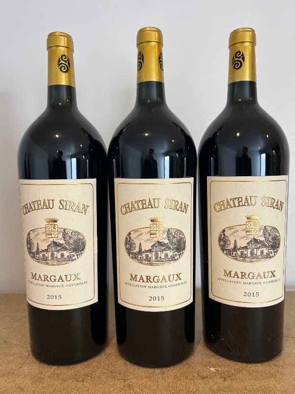 3 x Château Siran, Margaux, 2015 (Magnum)