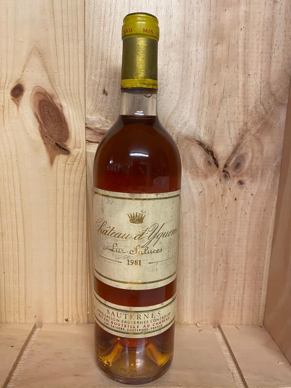 Château d'Yquem, Sauternes, 1981