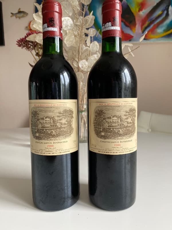 2 x Château Lafite Rothschild, Pauillac, 1988