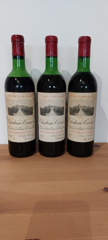 3 x Château Canon, Saint-Émilion Grand Cru, 1970